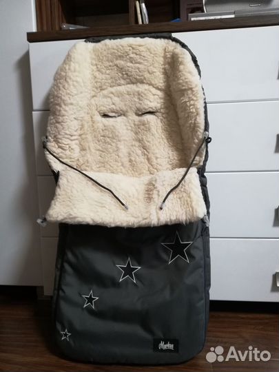 Меховой конверт и муфта