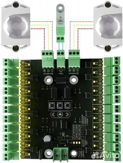 Контроллер подсветки лестницы Firefly - 22 ступени