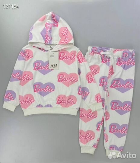 Костюм велюр Барби, Китти, Скай