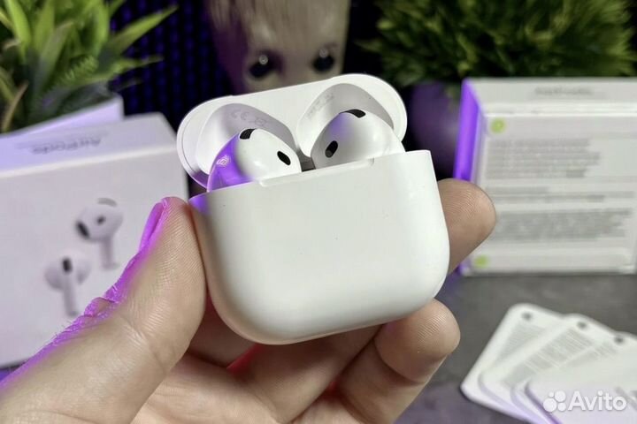 Airpods 4 Новинка 2024 с Гироскопом