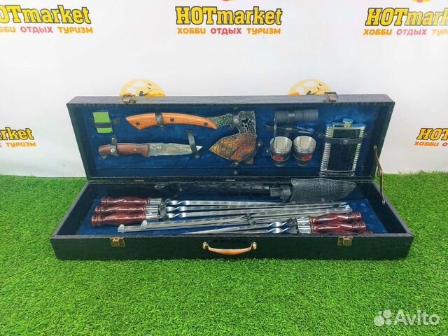 Набор шампуров подарочный