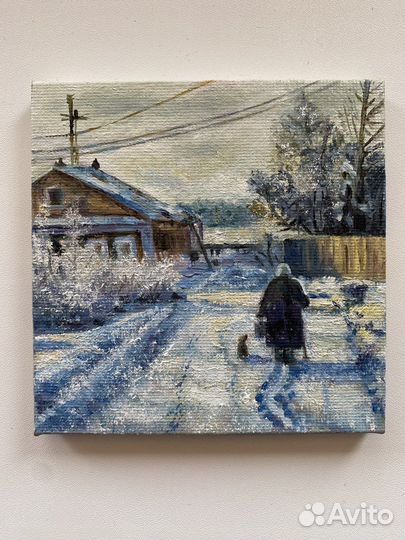 Картина маслом на холсте пейзаж