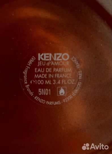 Парфюмерия kenzo оригинал 100ml