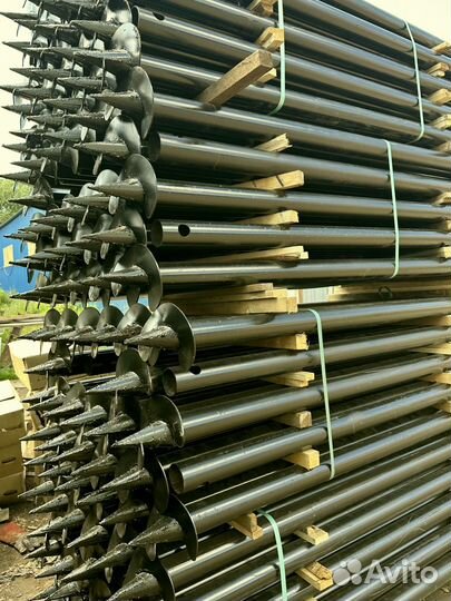 Монтаж винтовых свай