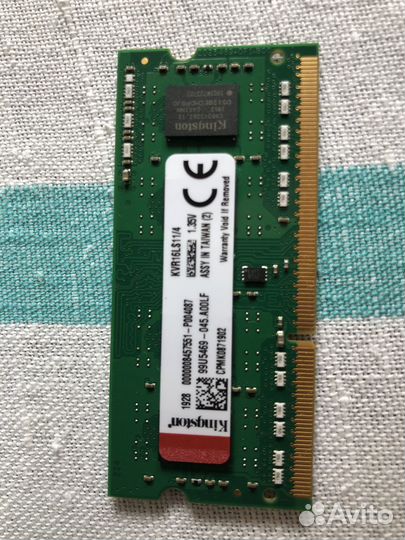 So-dimm DDR3L 4gb