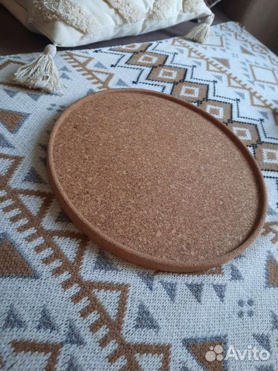 Поднос пробковый