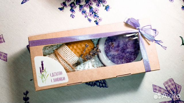 Мыло со свечой ручной работы, подарочный набор