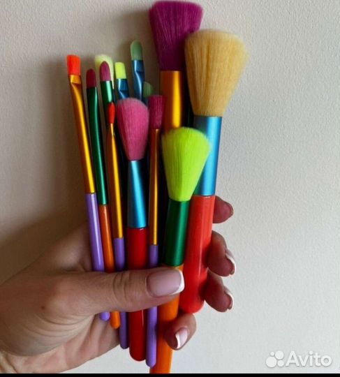 Кисти для Макияжа Новые 15 шт Гипоаллергенные