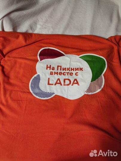 Плед LADA мерч На пикник вместе с LADA