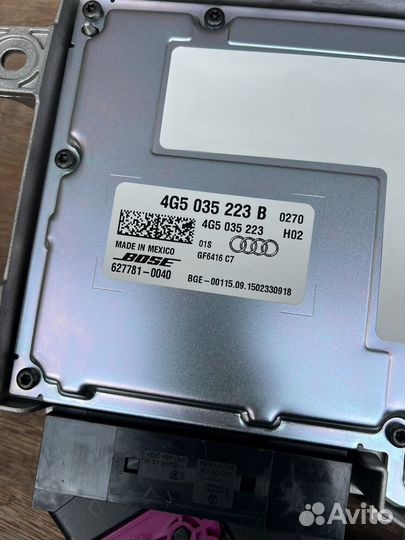 Усилитель bose audi a6 c7 рестайлинг mib 2