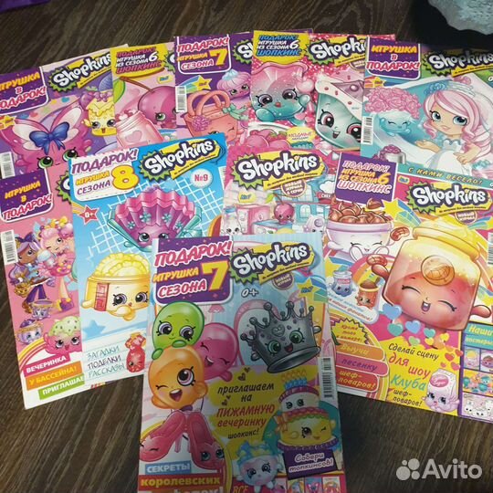 Журналы для девочек Pixie, Ранетки, Shopkins