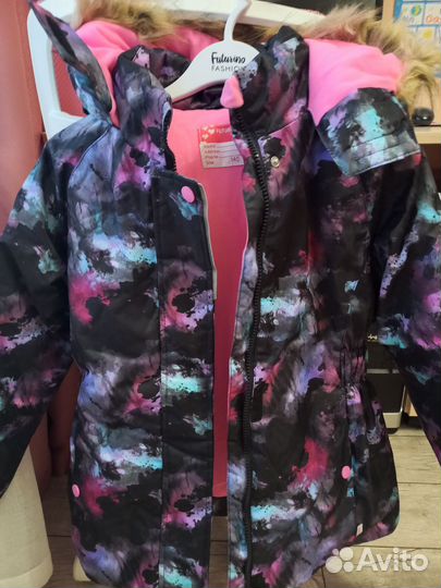 Куртка для девочки 140 зима