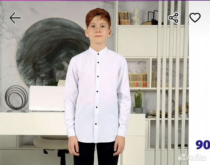 Рубашка для мальчика 134
