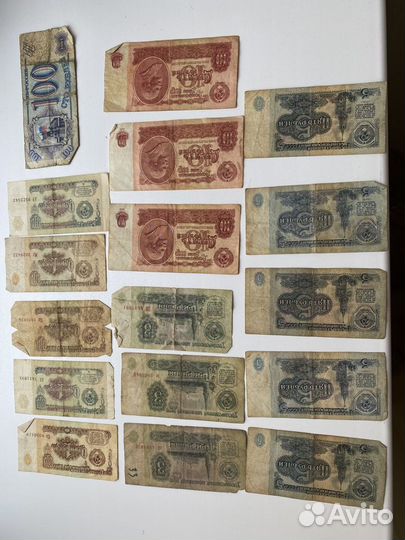 Банкноты СССР пачка