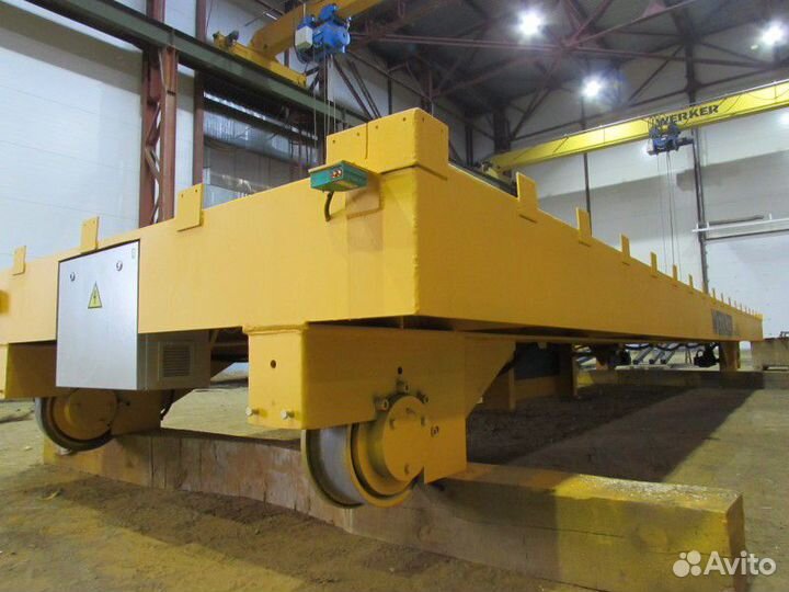 Рельсовая передаточная тележка 10 тонн с пл.пуском