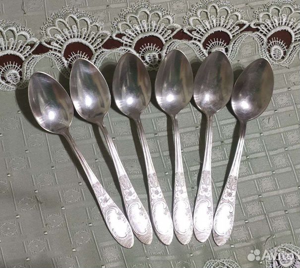 Столовые ложки и вилки для фруктов и устриц