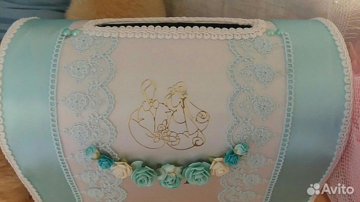 Свадебный сундук для денег