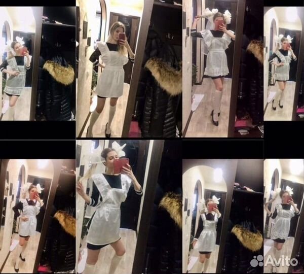 Школьная форма фартук на последний звонок