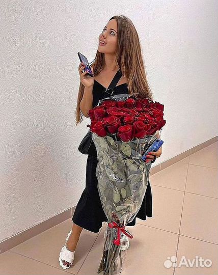 Высокие розы