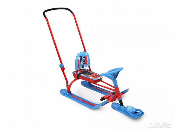 Снегокат Nika Ника Twiny 2+ со спинкой
