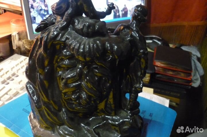 Каминные часы хозяйка медной горы