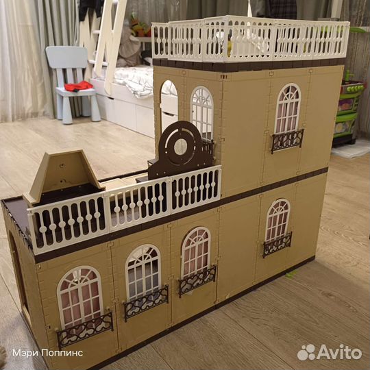 Домик игрушечный кукольный 