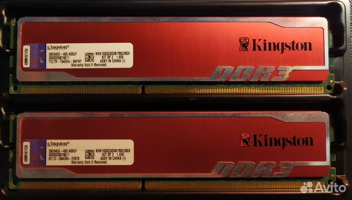 Оперативная память DDR3 Kingstone 8Gb