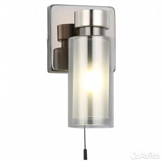 Бра schaffner Corneta 1x15Вт E14 стекло металл хро