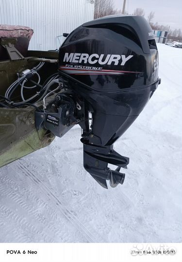 Моторная лодка Ока 4 с Mercury f25 efi
