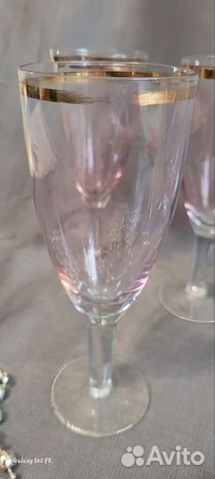 Бокалы ссср.набор,для шампанского