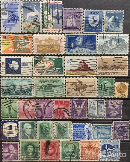 Почтовые марки США (USA) ч.3