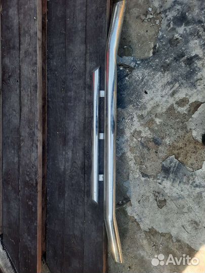 Защита переднего бампера toyota land cruiser 100