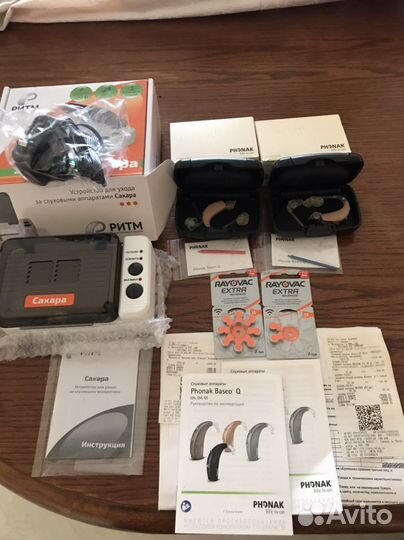 Слуховой аппарат правый и левый Швейцария