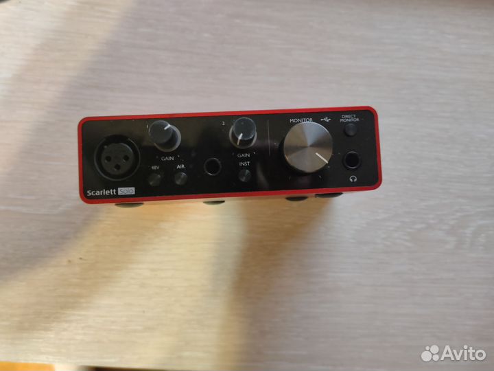 Focusrite scarlett solo 3rd gen