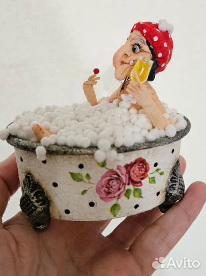 Ватные елочные игрушки