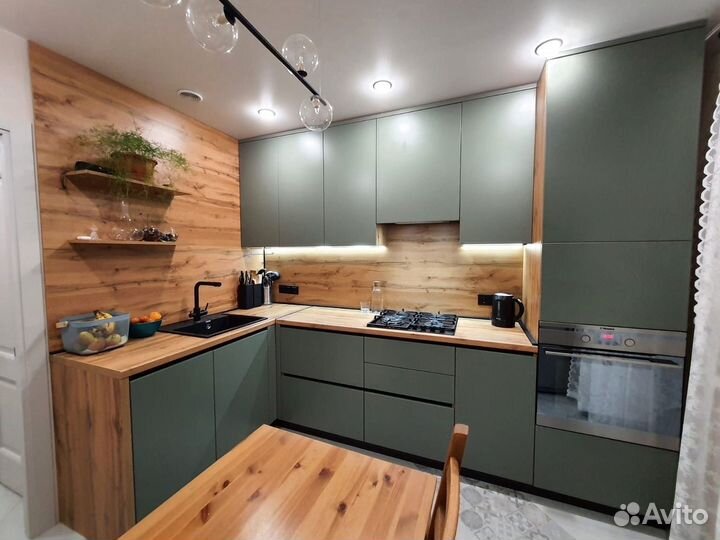 Кухни с искусственным камнем