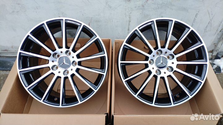 Диски 17Х7.5 5*112 Mercsedes AMG Classic черный гл