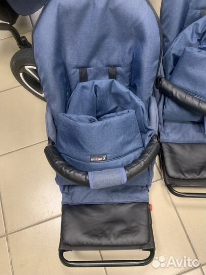 Коляска для двойни mikado