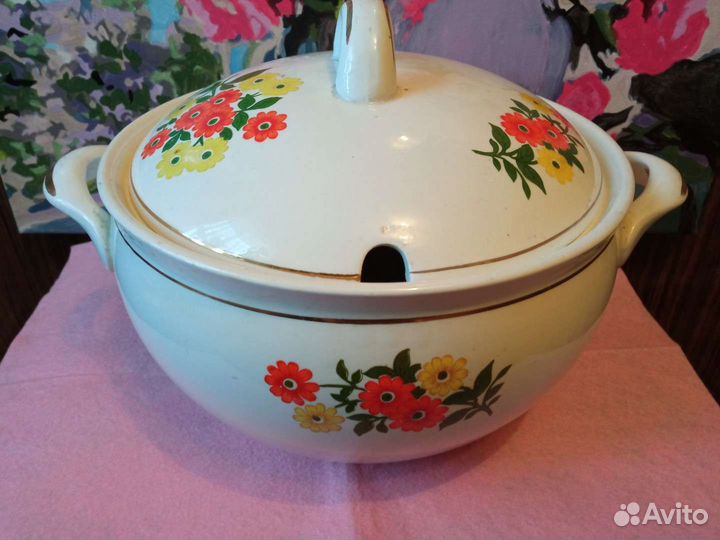 Фарфоровая супница. Соусник