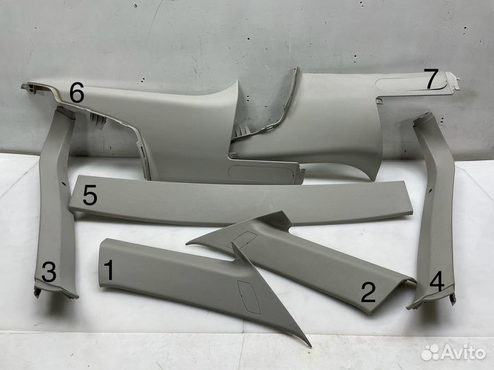 Пластик салона Ford Focus 2 хэтчбек (дорест.)