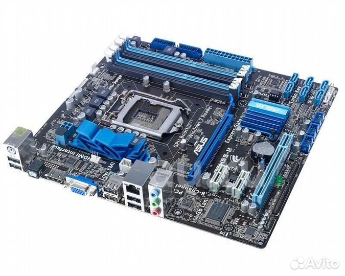 Материнская плата asus P7H55-M