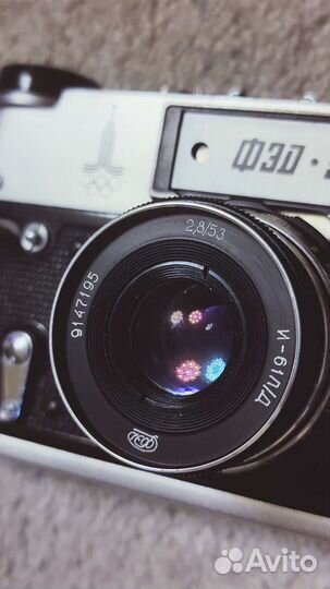 Фотоаппарат фэд 5В с олимпийской символикой