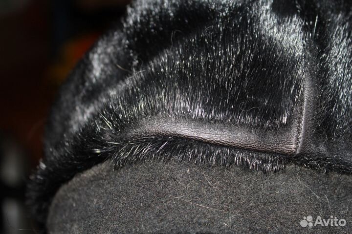 Продам зимнюю кепку из нерпы бу р.58