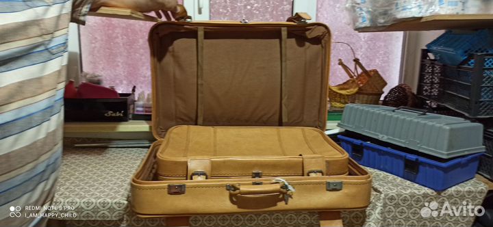 Кожаный чемодан СССР