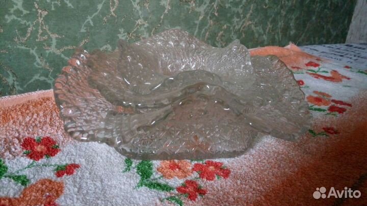 Набор салатников хрусталь