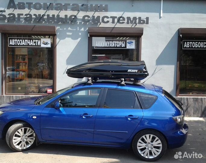 Автобокс багажный Atlant Diamond 430 черный