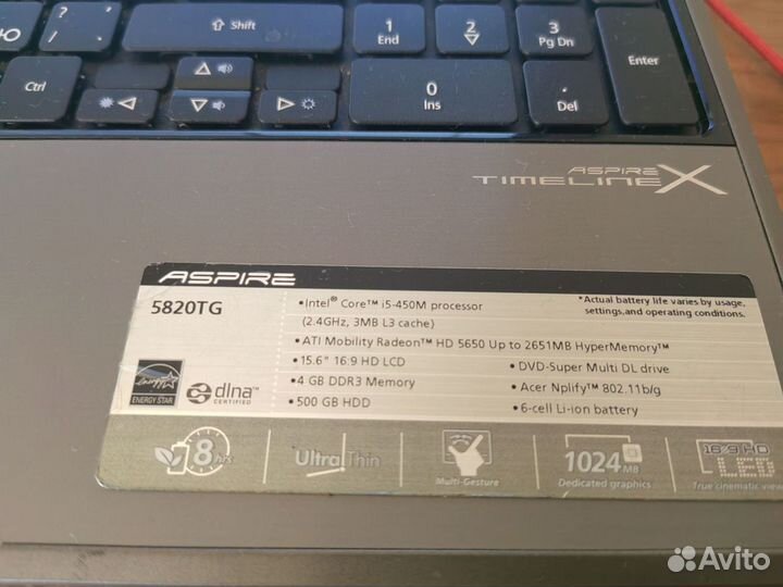 Acer Aspire 5820tg