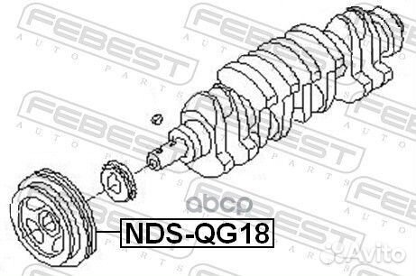 Шкив коленвала Febest 958 PB8162,ST1230395F0A