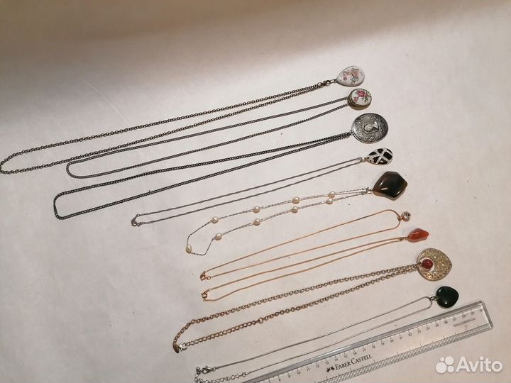 Красивая Бижутерия Кулоны Цепочки Ретро Винтаж