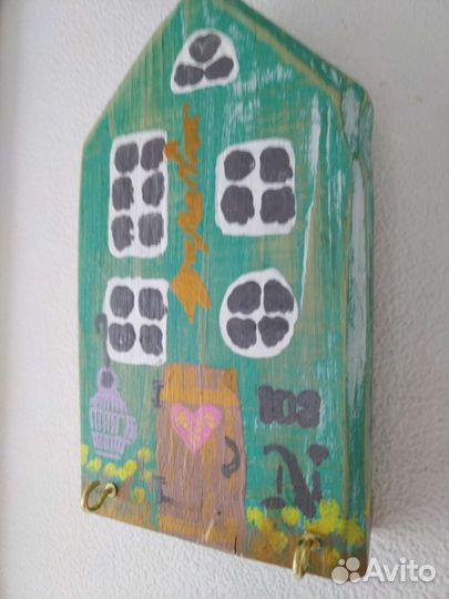 Вешалка. Ключница. Декор дома. Арт 017